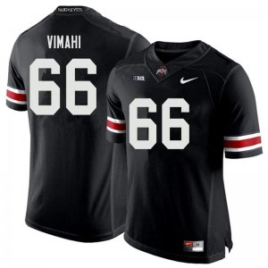 Men's Ohio State Buckeyes #66 Enokk Vimahi Black Nike NCAA College Football Jersey For Fans BXF1144QP